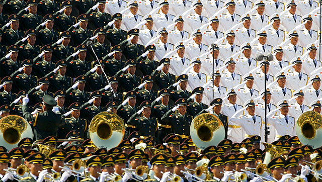 President Xi Jinping has said that China would cut its troop levels by 300,000. That would streamline one of the world's biggest militaries, currently around 2.3-million strong.Xi gave no timeframe for the troop cut, adding China would always "walk down the path of peaceful development". Xi has set great store on China's military modernisation, including developing an ocean-going "blue water" navy capable of defending the country's growing global interests.
