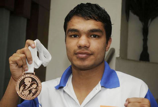 Indian boxer Vikas Krishan (75kg) has won the the silver medal in the Asian Championships. With Vikas' silver, India finished their campaign with one silver and three bronze medals. L Devendro Singh (49kg), Shiva Thapa (56kg) and Satish Kumar (+91kg) were the third-place finishers. Besides, six Indians also made the cut for next month's World Championships -- the first qualifying event for the Olympics next year.