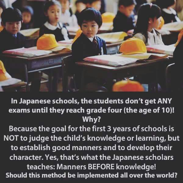 In Japanese Schools…