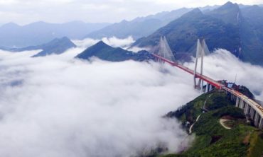 The world’s highest bridge opens to traffic in China