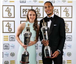 Liverpool’s Van Dijk named PFA Players’ Player of the Year