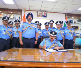 Air Chief Marshal RKS Bhadauria takes charge as 26th IAF Chief