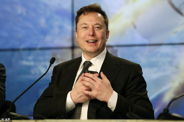 Musk  becomes the world’s 3rd richest