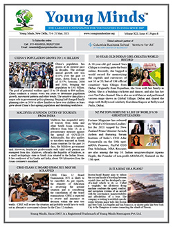Young Minds, Volume-XIII, Issue-47