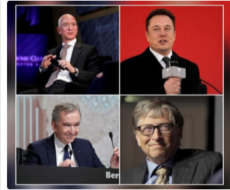 The world’s top 10 richest people gained $209 bn in first half of 2021