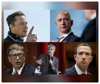 5 richest tech billionaires collectively lose $85 billion of wealth in January