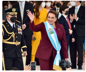 Xiomara Castro sworn in as first female President of Honduras