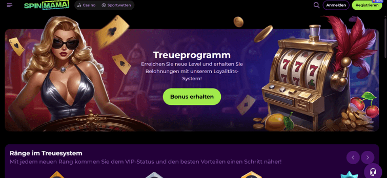 Odkryj najlepsze gry w Spinmama Casino